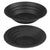 10" & 14" Plastic Gold Pan Panning Black for Gold Prospecting Mining Operations