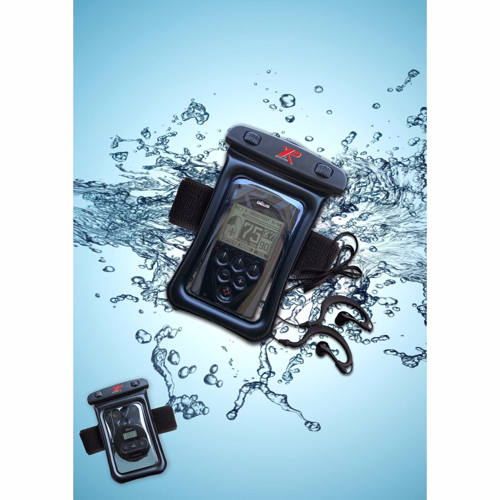 XP Deus Detector w/ MI-6 Pinpointer, WS4 Backphone, Remote, X35 Coil & More